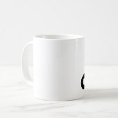 黒いスパナー コーヒーマグカップ (正面左)