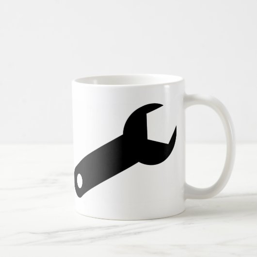 黒いスパナー コーヒーマグカップ (右)