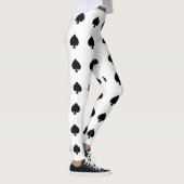 黒いスペードを白に レギンス (右)