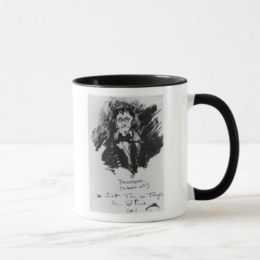 黒いスーツのPalestrina マグカップ (右)
