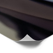 黒いスーツを着た擬人化ウサギ | AI Art ポスター (角)