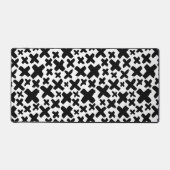 黒いス絵を描プラッシュパターン デスクマット (正面)