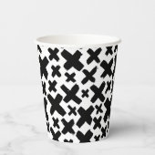 黒いス絵を描プラッシュパターン 紙コップ (裏面)