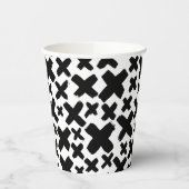 黒いス絵を描プラッシュパターン 紙コップ (左)