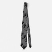 黒いタカのNeckwear ネクタイ (正面)