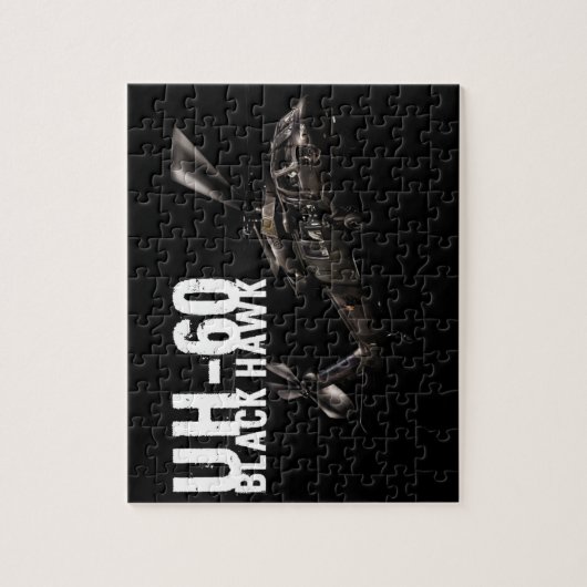黒いタカ ジグソーパズル (縦)