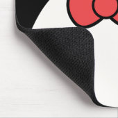 黒いタキシードのペンギン マウスパッド (コーナー)