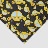 黒いタクシーパターン 薄葉紙 (詳細)