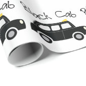 黒いタクシー ラッピングペーパー (ロールコーナー)