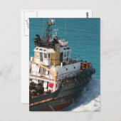 黒いタグ付きポストカード ポストカード (正面/裏面)