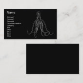 黒いタコの名刺 名刺 (正面/裏面)