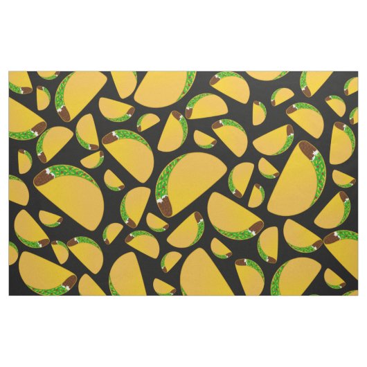 黒いタコス ファブリック (ヤード)