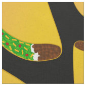 黒いタコス ファブリック (クローズアップ)