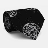 黒いタコ ネクタイ (ロール)