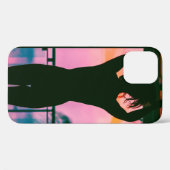 黒いタンクトップを着た女性と黒いタンクの上に立つズボン Case-Mate iPhoneケース (裏面 (横))