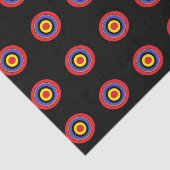 黒いターゲットティッシュペーパー 薄葉紙 (詳細)