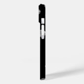 黒いダイヤモンドの円パーソナライズされた、 Case-Mate iPhoneケース (裏面 / 左)