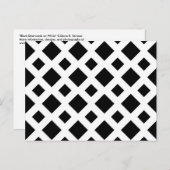 黒いダイヤモンドの白 ポストカード (正面/裏面)