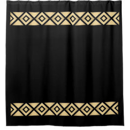 「黒いダイヤモンド」 シャワーカーテン