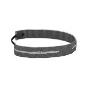 黒いダマスク織の効果の銀製のフルート アスレチックヘッドバンド (左)