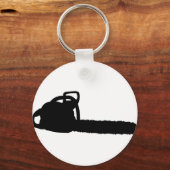 黒いチェーンソー キーホルダー (正面)
