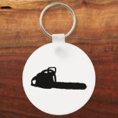 黒いチェーンソー キーホルダー (正面)