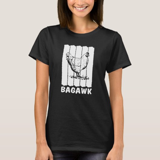 黒いチキンラバー Tシャツ (正面)