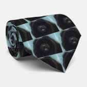 黒いチャウチャウの元の芸術の首のタイ ネクタイ (ロール)