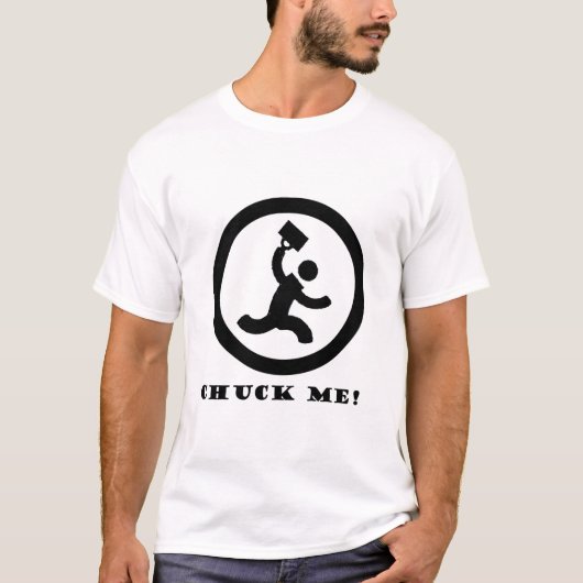 黒いチャック Tシャツ (正面)