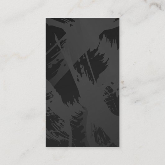 黒いテクスチャの背景 ロイヤリティカード (裏面)