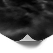 黒いテクスチャ背景の石 ポスター (角)