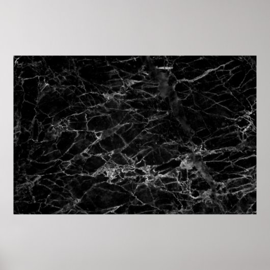 黒いテクスチャ背景の石 ポスター (正面)