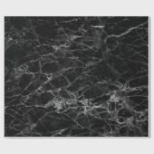 黒いテクスチャ背景の石 ラッピングペーパー (フラット)