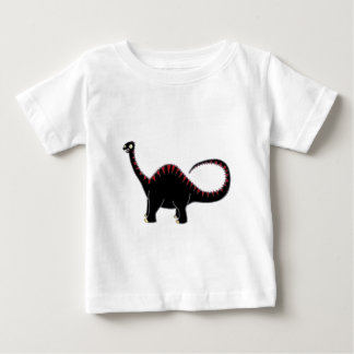 黒いディプロドクス ベビーTシャツ