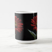 黒いデイジー離れの一つ コーヒーマグカップ (中央)
