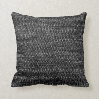 黒いデニムの枕 クッション
