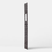 黒いデニム生地。ファッション、質感、背景 Case-Mate iPhoneケース (裏面 / 右)