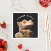 黒いトカゲ スタンダードカクテルナプキン (インサイチュ)