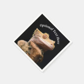 黒いトカゲ スタンダードカクテルナプキン (角)