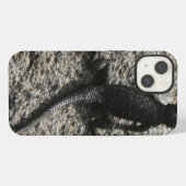 黒いトカゲ iPhoneケース (裏面横)