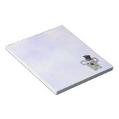 黒いトップハットに可愛いコアラ ノートパッド (アングル)