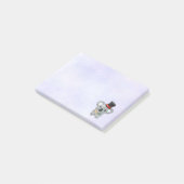 黒いトップハットに可愛いコアラ ポストイット (アングル)