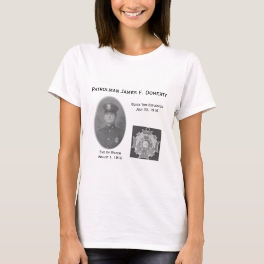 黒いトムの百年祭のワイシャツ Tシャツ (正面)