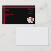 黒いトランプ 名刺 (正面/裏面)