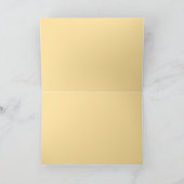 黒いトランペットの挨拶状 カード (内部)
