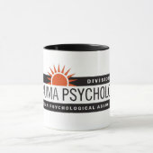 黒いトリムが付いているマグ マグカップ (中央)