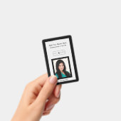 黒いトリムを追加 - 写真ロゴ識別バッジ バッジ (手持ち)