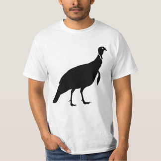 黒いトルコの鳥のグラフィック Tシャツ