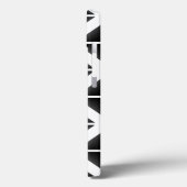 黒いトレンディー三角形パターン Case-Mate iPhoneケース (裏面 / 左)