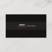 黒いトーン 名刺 (正面)